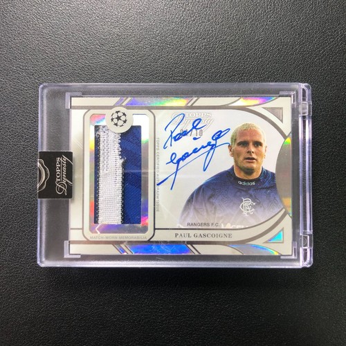 2024-25 Topps Dynasty UEFA On Card Auto Patch Paul Gascoigne Silver 1/10 ≈1/1