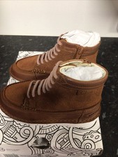 Clarks BANBROOK TRAIL KID DARK TAN LEATHER New Size 13G