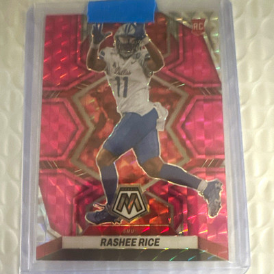 Panini 2023 Mosaic Draft Picks Rashee Rice SMU #18 Pink Prizm RC /25