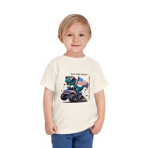 Dino Adventure Toddler Tee – Roar, Ride, Repeat Shirt, Fun Summer Gift for Kids - Picture 31 of 31