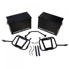Tusk Aluminum Panniers with Pannier Racks V2 Medium Black 1467340150