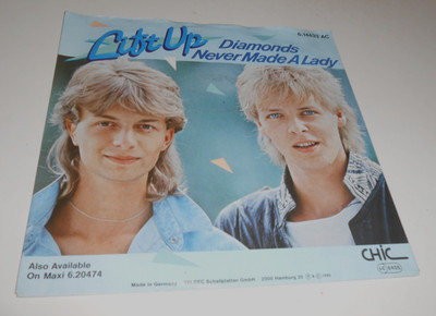 LIFT UP (Dieter Bohlen) - Diamonds Never Made A Lady - 7'' (1985) Germany VG+/VG+