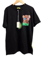 BNWT Men’s BARROW Black Teddy Printed Short Sleeved T-Shirt Size Small