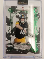 2025 Wild Card 5 Card Draw Will Howard Green 1/1 Rookie Steelers. rookie card picture