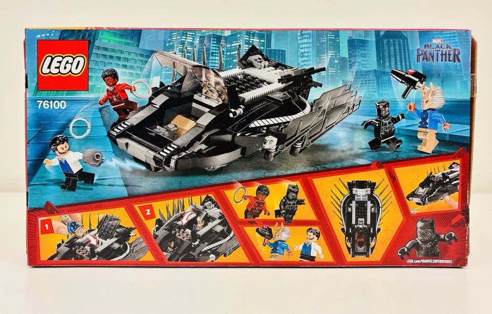 LEGO 76100 Royal Talon Fighter Attack Marvel Super Heroes Black Panther Sellado Foto 4 de 4