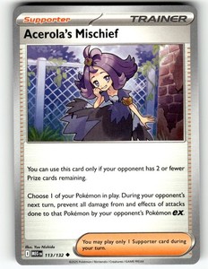 Pokemon 2025 ME01: Mega Evolution Acerola's Mischief 113/132