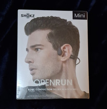Shokz OpenRun Mini Bone Conduction Sport Headphones Black S803