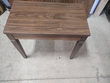 Vintage Organ Bench Measures 25in W x 22in T x 14in D MAKE OFFER 