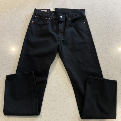 パンツ Levis Premium Black 501 Jeans Black 36 Levi's Premium 501 Jeans Original Fit Selvedge Men's Size
