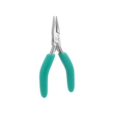 Excelta Precision Stainless Steel Pliers, Anti-Static Cushion Grip, 4.75in