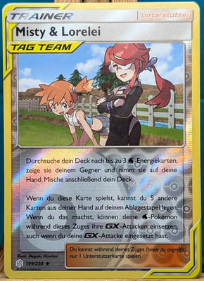 POKEMON - Welten im Wandel - Misty & Lorelei - 199/236 - REVERSE HOLO - deutsch