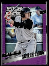 2014 Panini Prizm Perennial Draft Picks Prizms Purple Skyler Ewing 080/149 San