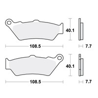 TRW SV BremsbeläGe Passend Vorn FüR KTM Enduro 690 LC4 Bj. 2008-2020