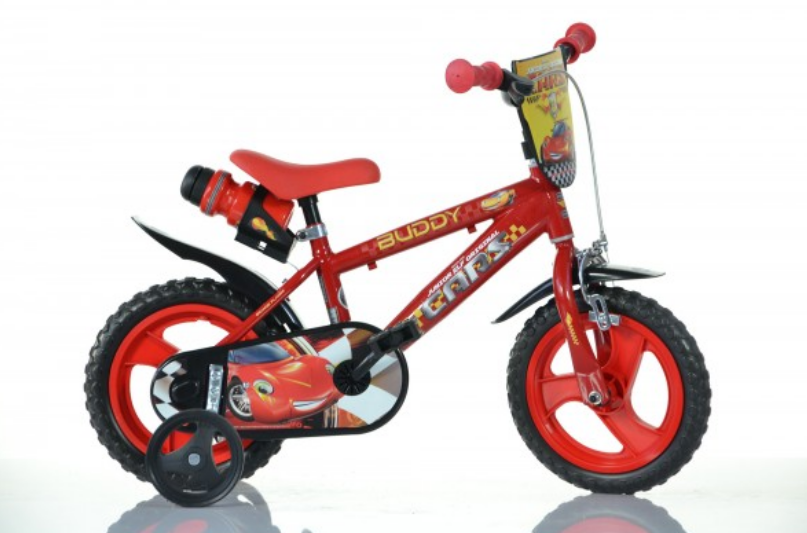 BICI BICICLETTA DINO BIKES CARS 3 4 5 ANNI BIMBO BAMBINO - 12" -  412UL-CR