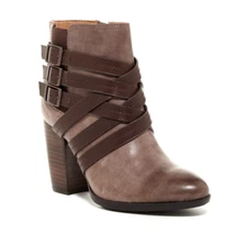 Sofft Arminda Z33118* Women's Grey Strappy Bootie Size 9.5 M