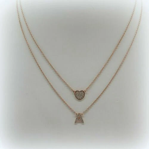 Gioielli di lusso in argento placcato oro rosa