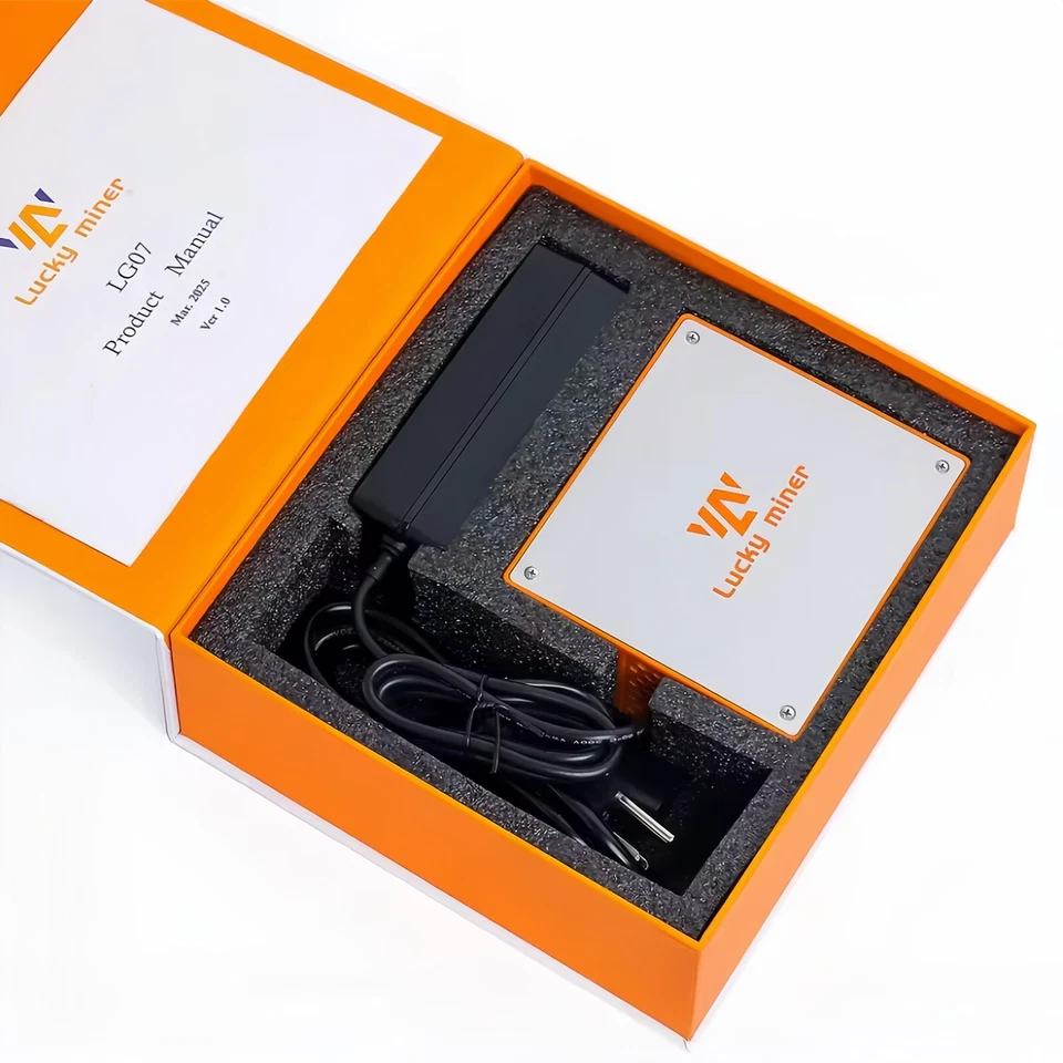 Lucky Miner LG07 Dogecoin Doge Miner 11MH/S WIFI Solo Mining Lotto Device PSU - Image 4 of 4