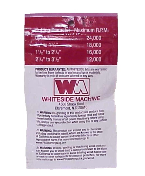 Broca patrón máquina lado blanco con 1/2 pieza de rodamiento #3000 vástago 1/4 totalmente nueva Foto 2 de 4