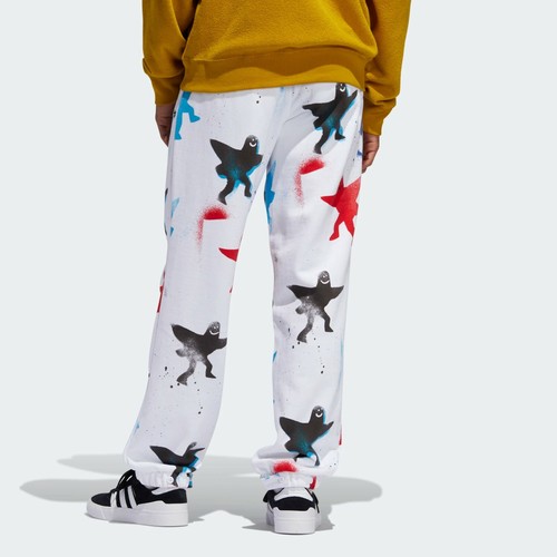 Adidas MARK GONZALES SHMOO FELPA CON CAPPUCCIO E PANTALONI AOP felpa tuta superstar uomo taglia M - Foto 9 di 16