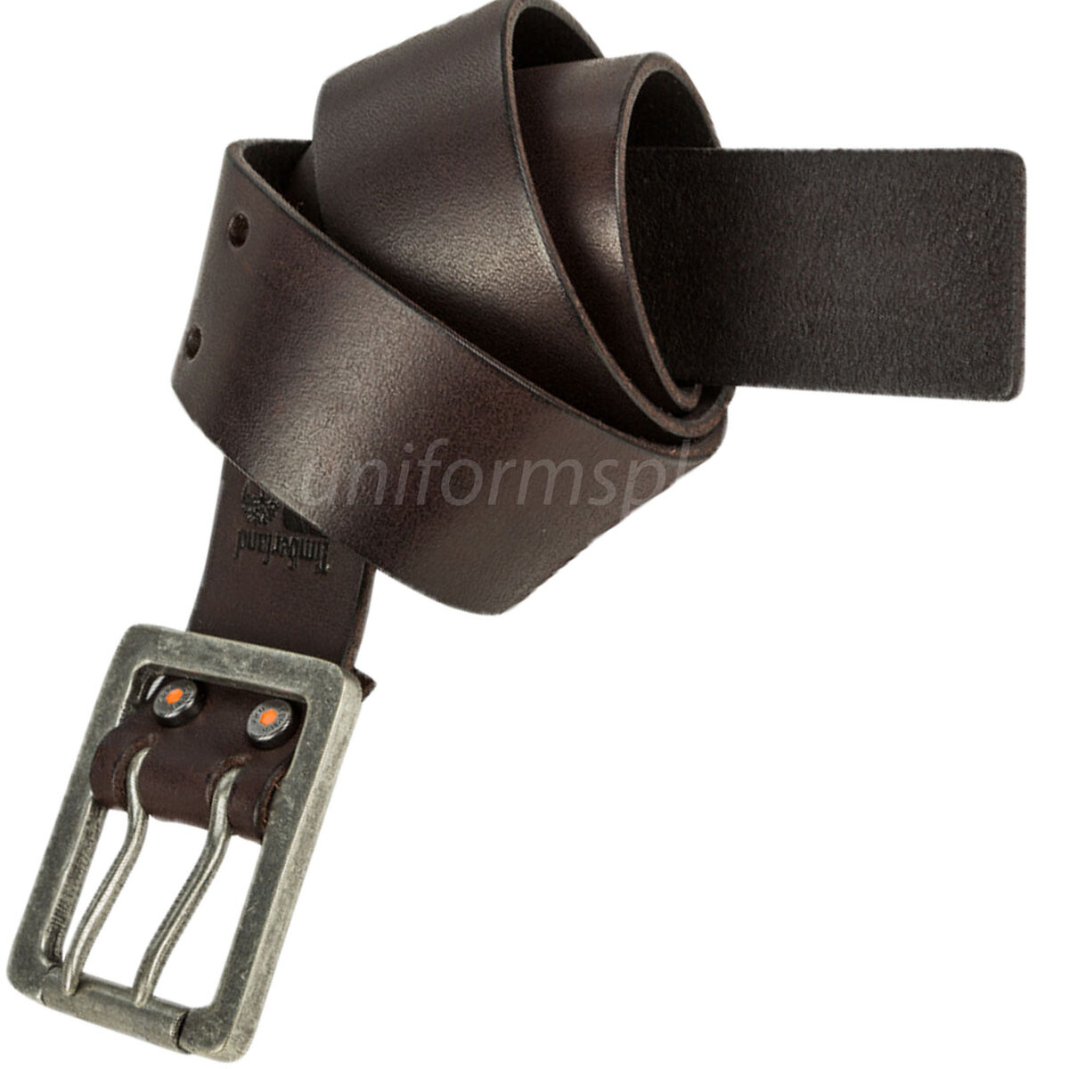 Timberland Pro Leather Belt Mens Double Prong 42mm Belts Black, Brown BP0007