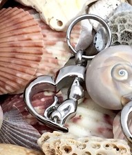 Keyring Urn .5" Key Chain Cat Cremation Pendant Ashes Kitty In My Heart