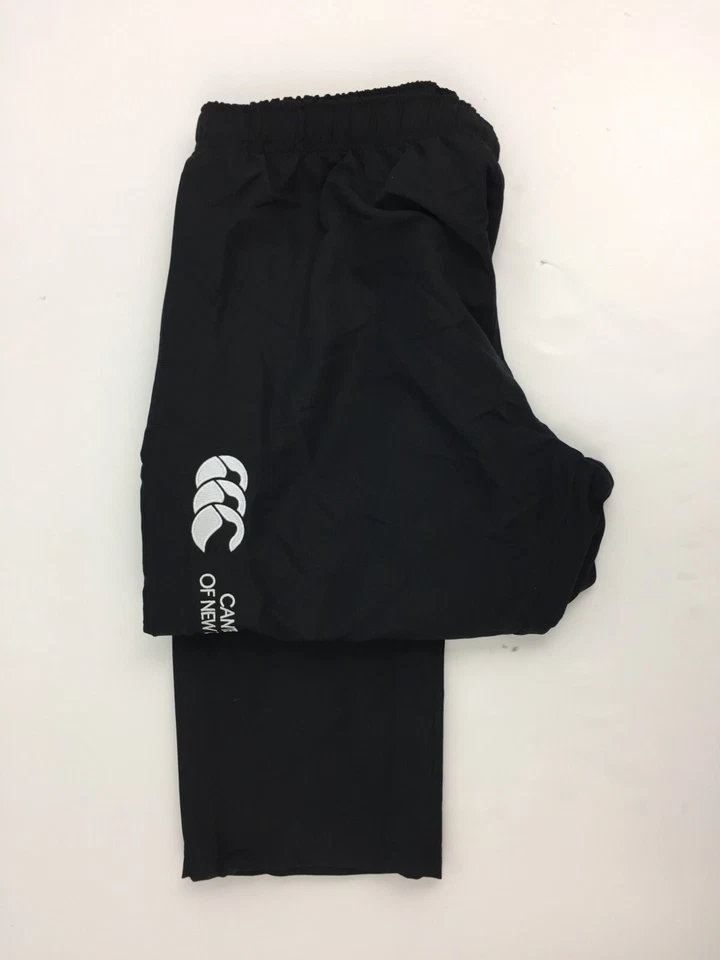 Pantalones para mujer Canterbury Stadium negros dobladillo abierto bolsillos con cremallera cintura elástica nuevos F1 Foto 4 de 4