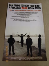 WILCO I Am Trying To Break Your Heart DVD Promo Poster New! Unused! 03 Plexifilm