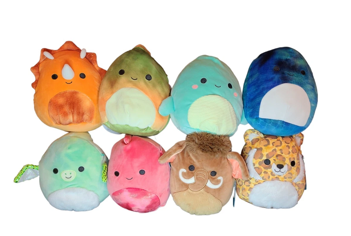 Squishmallow Prehistoric Squad 7 Inch Complete Set Of 8 NWT RTS Kellytoy