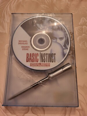 Basic Instinct (DVD, 2001, Special Limited Edition - Unrated) With Ice Pick