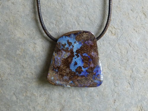 Collar/Colgante Con 1 Ópalo Boulder de Australia* - Imagen 9 de 11