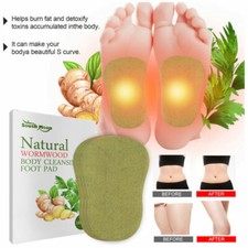 Detox Foot Pads Wormwood Fever Foot Patch Ginger Body Rganic Cleansing Detox Pad