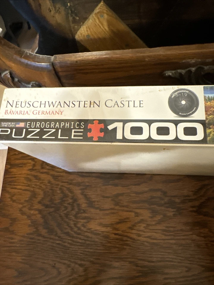 Eurographics Neuschwanstein Castle Bavaria Germany 1000 Piece Puzzle Made in USA - Image 3 of 4