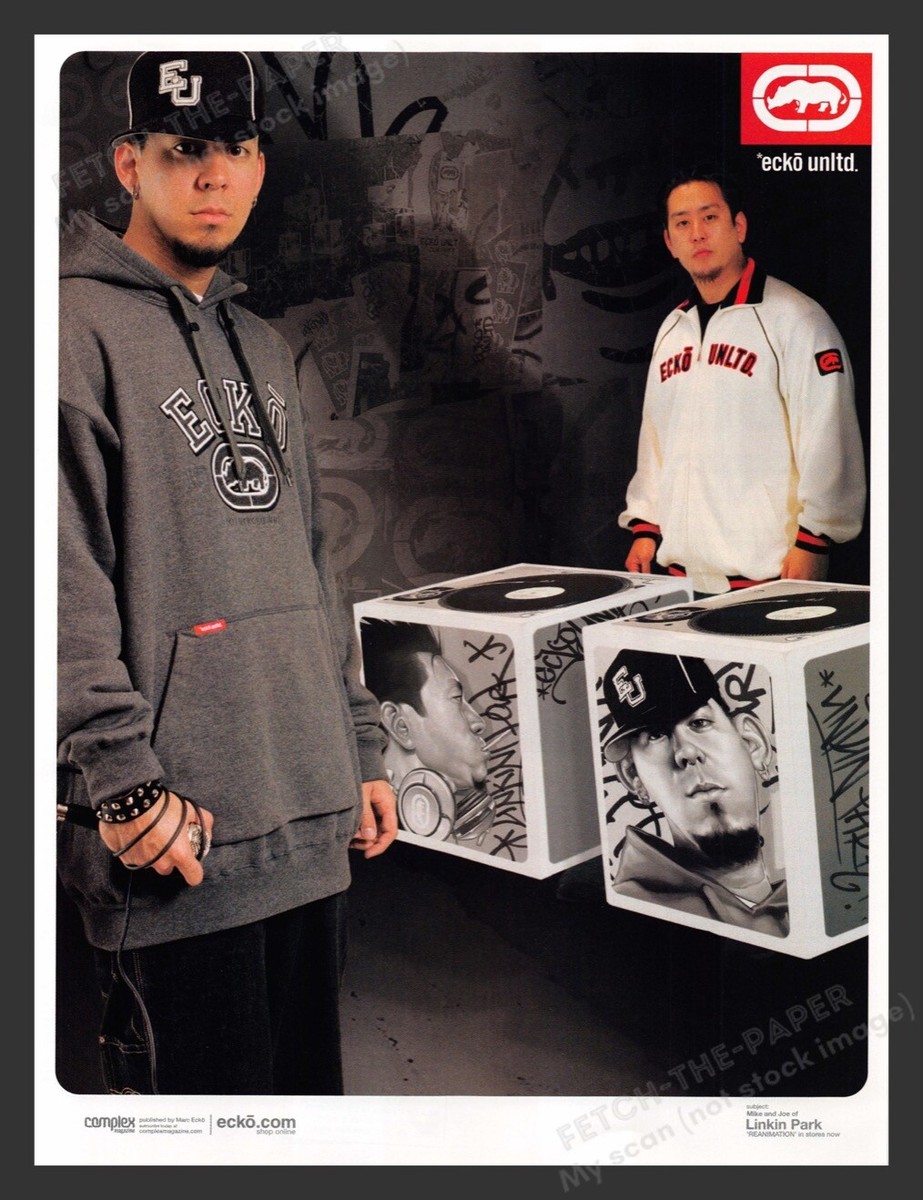 Ecko Unltd. Linkin Park Mike and Joe 2000s Print Advertisement Ad