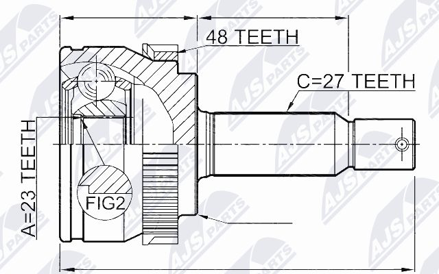 Fits NTY NPZ-HY-547 external joint ⭐UK Stock⭐ - Image 10