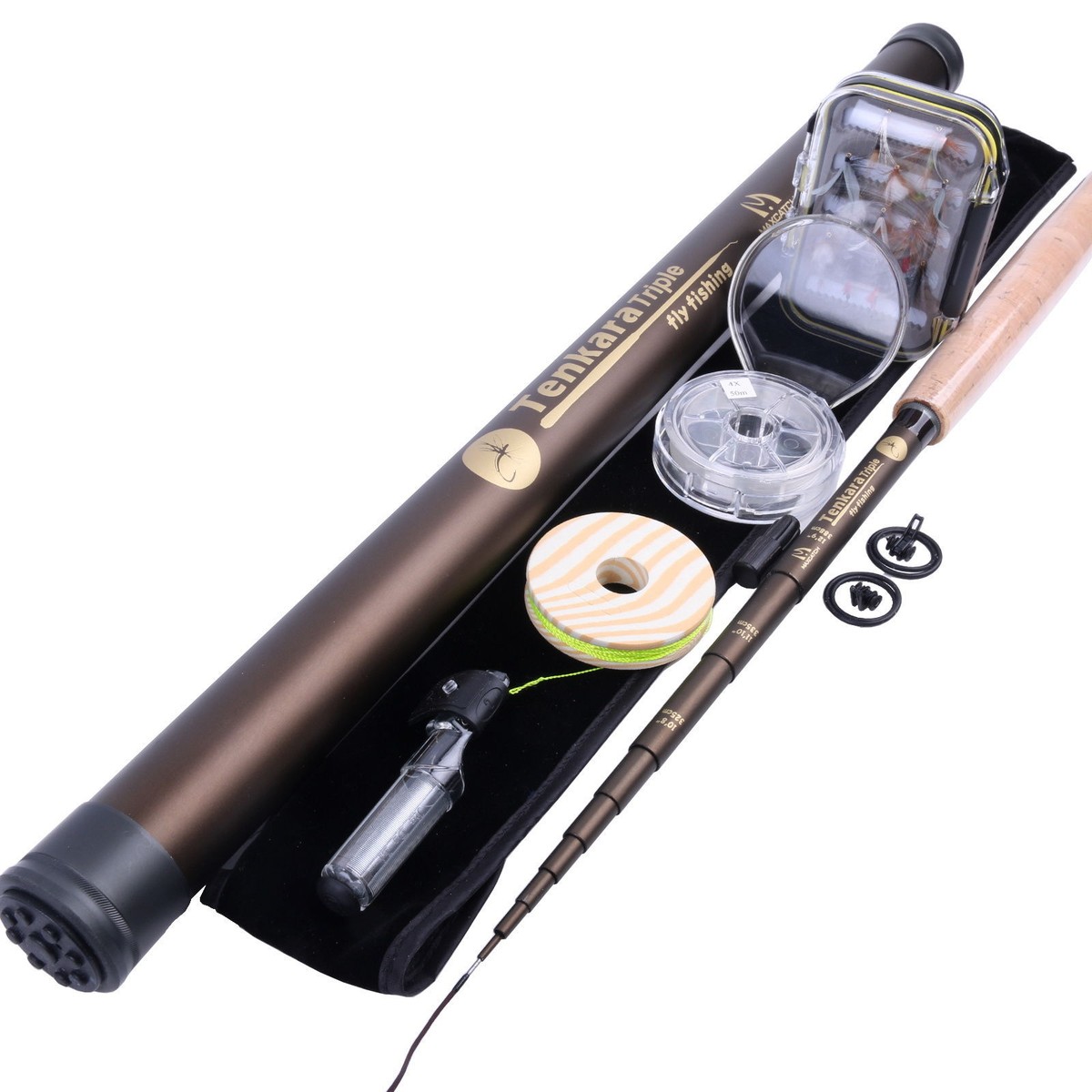 13YB -Ligne De Pêche à La Mouche Tenkara Tressée En Polyester,Leader