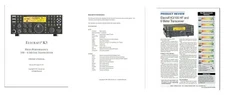 ELECRAFT K3 OWNER'S MANUAL VERSION D10 + SCHEMATICS MANUAL + REVIEW