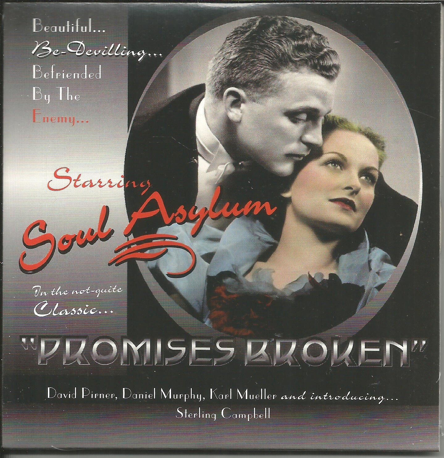 SOUL ASYLUM Promises w/RARE REMIX & LIVE trk Carded LIMITED USA CD single SEALED