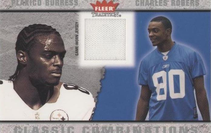 2003 Fleer Tradition Charles Rogers Plaxico Burress #CC-PB - 1 of 2