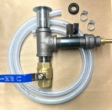 Sand Blast Cabinet Metering Valve Harbor Freight +Media Drain Valve +Hose Kit