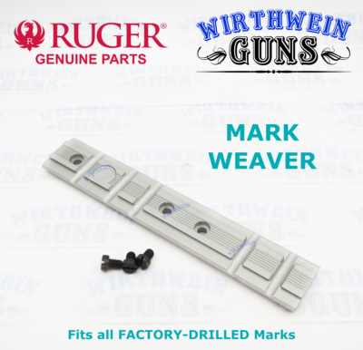 7 Slot Rail Mount For Ruger SR-22 - 3 Inch Scope Mount Black