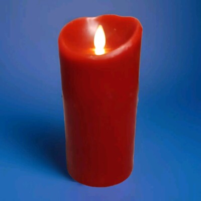 Luminara Flicker White LED Candle Pillar Scented Flameless