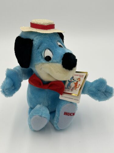 Vintage HUCKLEBERRY HOUND PLUSH Character 1990 New With Tags