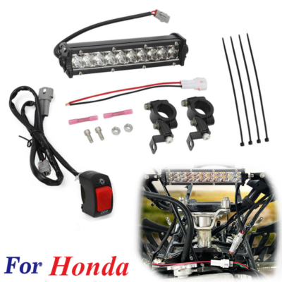 LED Headlight Bar & Switch Kit For Honda TRX450R 250X 300EX 400EX