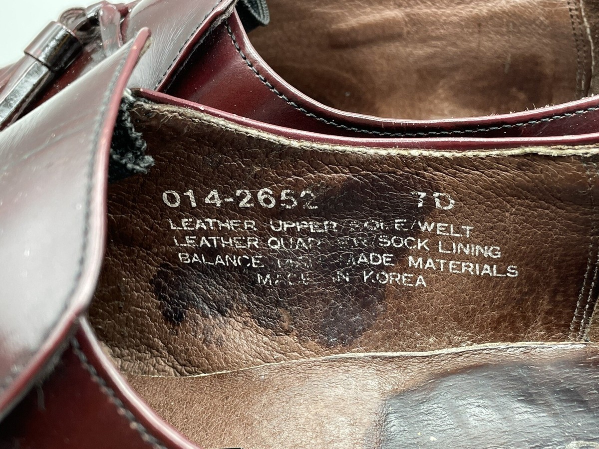 Vintage Stafford Mens Dress Shoes Comfort Loafers 7D 