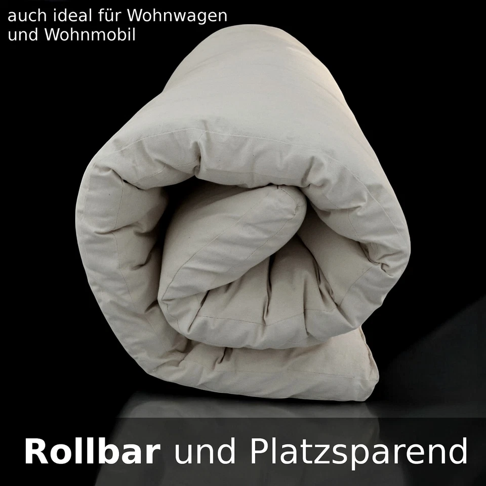 Japanwelt Futon Matratze Rollmatratze Schlafmatte Bodenmatratze Futonbett Bett - Bild 4 von 4