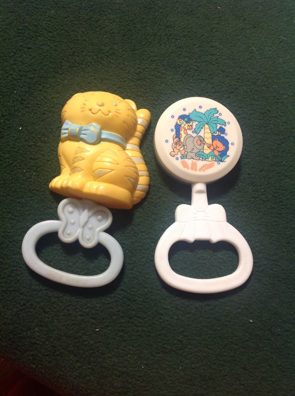 Pair Of Vintage Baby Rattles eBay