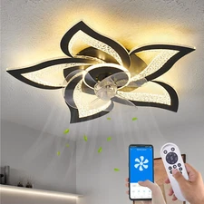 Ceiling Fan with Lights Remote Control, Black Personalized Ceiling Fan with Ligh
