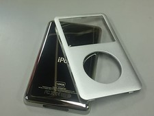 New iPod 6th 6.5 7th Gen Classic Silver Front Faceplate 120GB Back Cover Housing