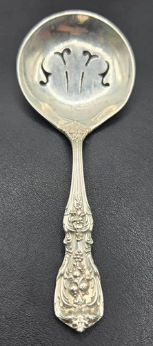 Reed & Barton Francis I Sterling Bon Bon Server Spoon No Mono ~4 3/4"