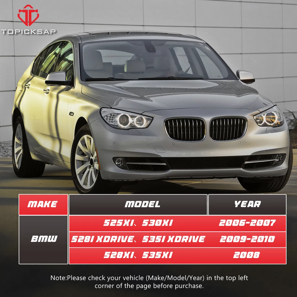 Brazo de control delantero de 12 piezas con barra estabilizadora de enlace kit de suspensión para BMW 530xi Foto 2 de 4